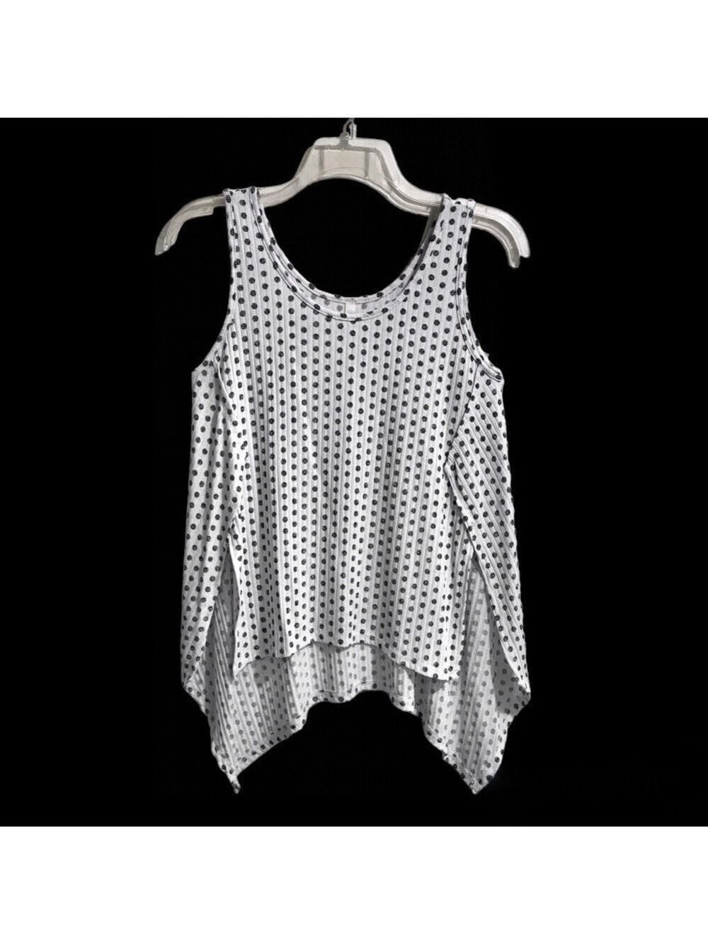 GILLI Sleeveless Tank Top Asymetrical Made in the USA